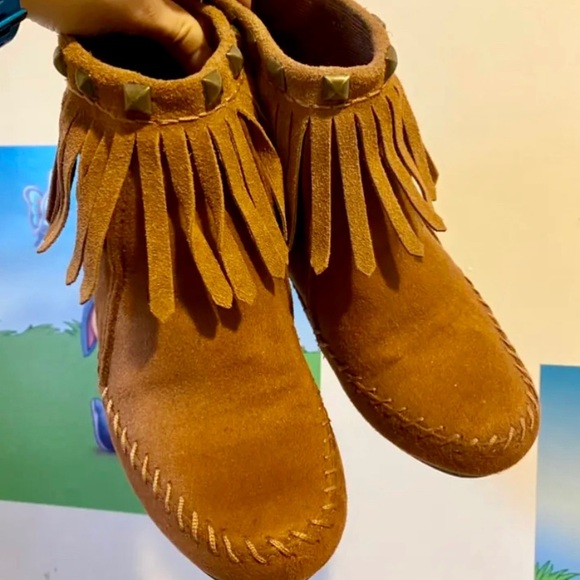 Mossimo Supply Co. Shoes - Mossimo Fringe Hidden-Heel Boots